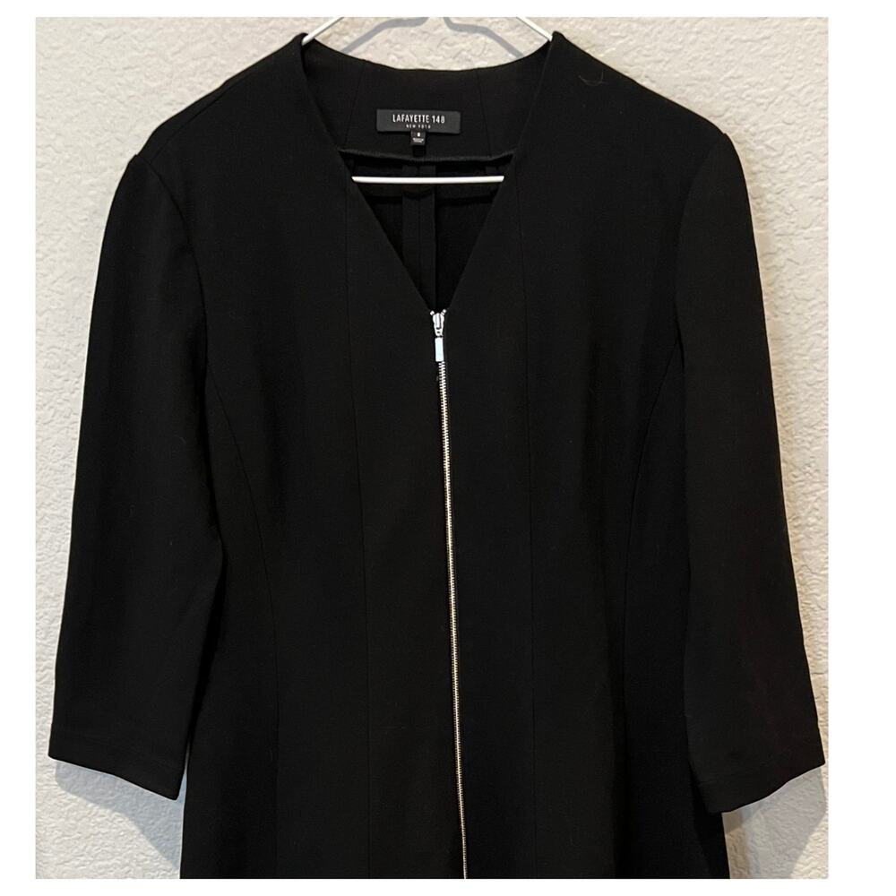 Lafayette 148 New York Rosalie A Line Dress Size 8 - Picture 6 of 9